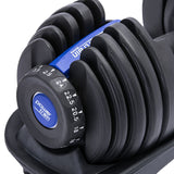 NNEDSZ 2x 24kg Adjustable Dumbbell Home Gym Set