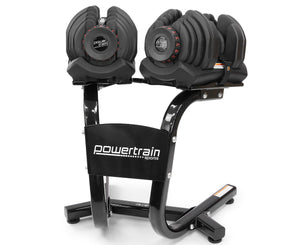 NNEDSZ 2x 40kg Adjustable Dumbbells with Stand