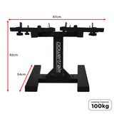 NNEDSZ Gen2 Adjustable Dumbbell Set With Pro Stand- 2 X 20kg (40kg)