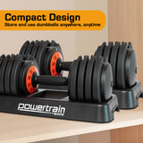 NNEDSZ GEN2 Pro Adjustable Dumbbell Set - 50kg