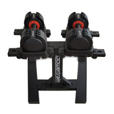 NNEDSZ GEN2 Pro Adjustable Dumbbell Set - 2 x 25kg (50kg) Home Gym Weights with Stand