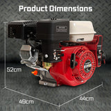 NNEDSZ Kolner 7HP Horizontal Key Shaft Q Type Petrol ENGINE - Electric Start