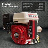 NNEDSZ Kolner 7HP Horizontal Key Shaft Q Type Petrol ENGINE - Electric Start