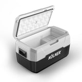 NNEDSZ Kolner 20l Portable Fridge Freezer Cooler 12/24/240v Camping Refrigerator Black