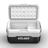 NNEDSZ Kolner 20l Portable Fridge Freezer Cooler 12/24/240v Camping Refrigerator Black