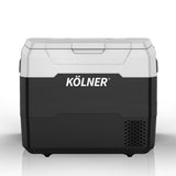 NNEDSZ Kolner 50l Fridge Freezer Cooler 12/24/240v Camping Portable Refrigerator - Black