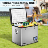 NNEDSZ Kolner 95l Portable Fridge Chest Freezer With Lcd Panel - Rv Vehicle Camping Refrigerator