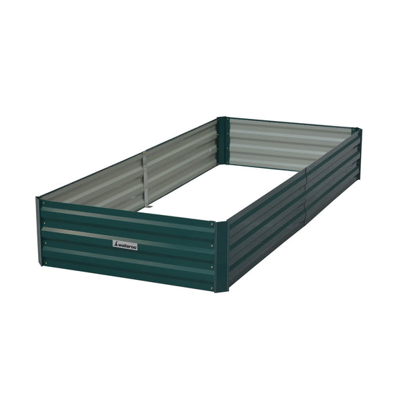 NNEDSZ Wallaroo Garden Bed 210 x 90 x 30cm Galvanized Steel - Green