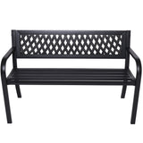 NNEDSZ Wallaroo Steel Outdoor Garden Bench - Lattice