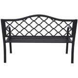 NNEDSZ Wallaroo Steel Outdoor Garden Bench - Elegant