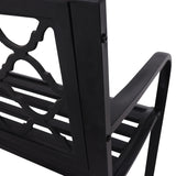 NNEDSZ Wallaroo Steel Outdoor Garden Bench - Elegant