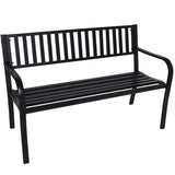 NNEDSZ Wallaroo Steel Outdoor Garden Bench - Modern