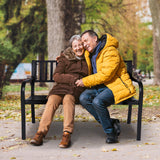 NNEDSZ Wallaroo Steel Outdoor Garden Bench - Modern