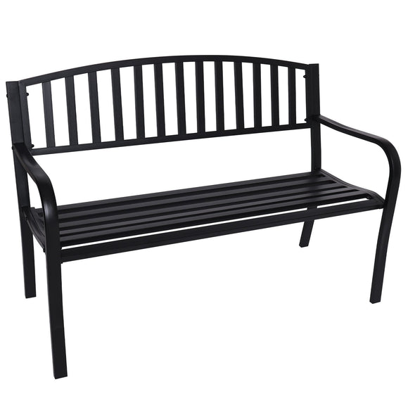 NNEDSZ Wallaroo Steel Outdoor Garden Bench - Classic