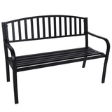 NNEDSZ Wallaroo Steel Outdoor Garden Bench - Classic