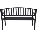 NNEDSZ Wallaroo Steel Outdoor Garden Bench - Classic