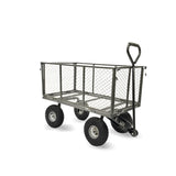 NNEDSZ Wallaroo Steel Mesh Garden Trolley Cart - Hammer Grey
