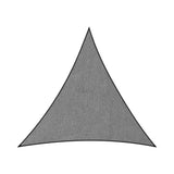 NNEDSZ 280gsm Outdoor Sun Shade Sail Canopy Grey - 5m X 5m X 5m