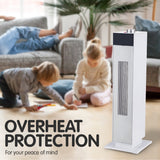 NNEDSZ Pronti Electric Tower Heater PTC Ceramic 2000W White