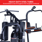 NNEDSZ Multi Station Home Gym 150lbs Weights Punching Bag