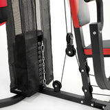 NNEDSZ Home Gym Multi Station with Boxing Punching Bag Speed Ball