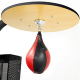 NNEDSZ Home Gym Multi Station with Boxing Punching Bag Speed Ball