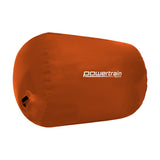 NNEDSZ Powertrain Sports Inflatable Gymnastics Air Barrel Exercise Roller 120 x 75cm - Orange