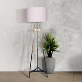 NNEDSZ Sarantino Metal Tripod Electric Floor Lamp Gradient Finish