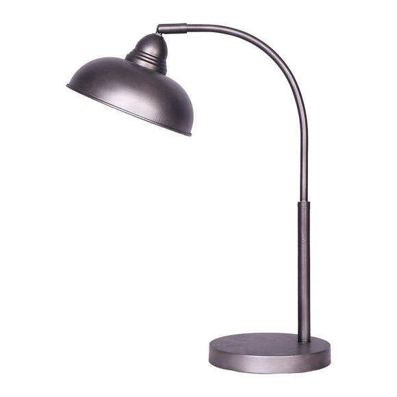 NNEDSZ Sarantino Table Lamp Industrial Chic Adjustable Angle - Dark Grey