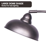 NNEDSZ Sarantino Table Lamp Industrial Chic Adjustable Angle - Dark Grey