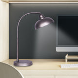 NNEDSZ Sarantino Table Lamp Industrial Chic Adjustable Angle - Dark Grey