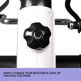 NNEDSZ Mini Exercise Bike Arm and Leg Pedal Exerciser
