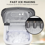 NNEDSZ Morphy Richards 15kg Ice Maker in Stainless Steel