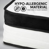 NNEDSZ Laura Hill  Double Mattress Bed Size Euro Top 5 Zone Spring Foam 32cm Bedding Pocket