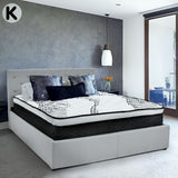 NNEDSZ Laura Hill King Single Double Mattress Bed Size Euro Top 5 Zone Spring Foam 32cm