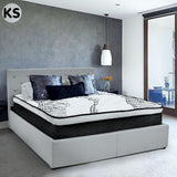 NNEDSZ Laura Hill King Single Mattress Bed Size Euro Top 5 Zone Spring Foam 32cm