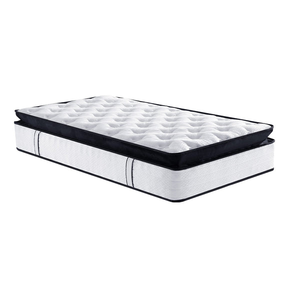 NNEDSZ Laura Hill King Single Mattress Bed Size Euro Top 5 Zone Spring Foam 32cm