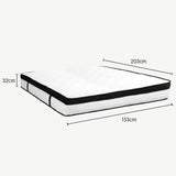 NNEDSZ Laura Hill Queen Mattress Bed Size Euro Top 5 Zone Spring Foam 32cm Bedding Pocket