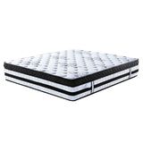 NNEDSZ Laura Hill Queen Mattress Bed Size Euro Top 5 Zone Spring Foam 34cm Bedding