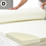 NNEDSZ Laura Hill High Density Mattress Foam Topper 7cm - Double