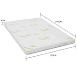 NNEDSZ Laura Hill Cool Gel Memory Foam Mattress Topper - Queen