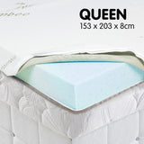 NNEDSZ Laura Hill Cool Gel Memory Foam Mattress Topper - Queen