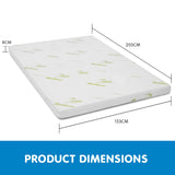 NNEDSZ Laura Hill Cool Gel Memory Foam Mattress Topper - Queen
