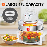 NNEDSZ Pronti 17l Digital Turbo Convection Oven Electric Cooker Air Fryer 1400w Cook