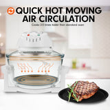 NNEDSZ Pronti 17l Digital Turbo Convection Oven Electric Cooker Air Fryer 1400w Cook