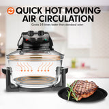 NNEDSZ Pronti 17L Family Turbo Convection Oven Broiler Cooker - A18 Black