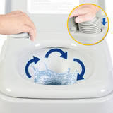 NNEDSZ 10l Camping Portable Toilet