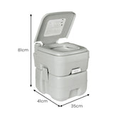 NNEDSZ Camping Portable Toilet Press Flush Pump