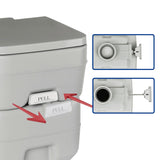 NNEDSZ Camping Portable Toilet Press Flush Pump