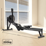 NNEDSZ Air Rowing Machine Resistance Rower for Home Gym Cardio